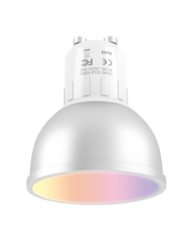 Pack 2 bombillas inteligente led GU10 5,5W RGB 400 lm