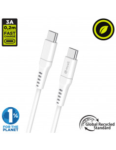 muvit for change cable USB a Lightning MFI 2,4A/12W 1,2m blanco