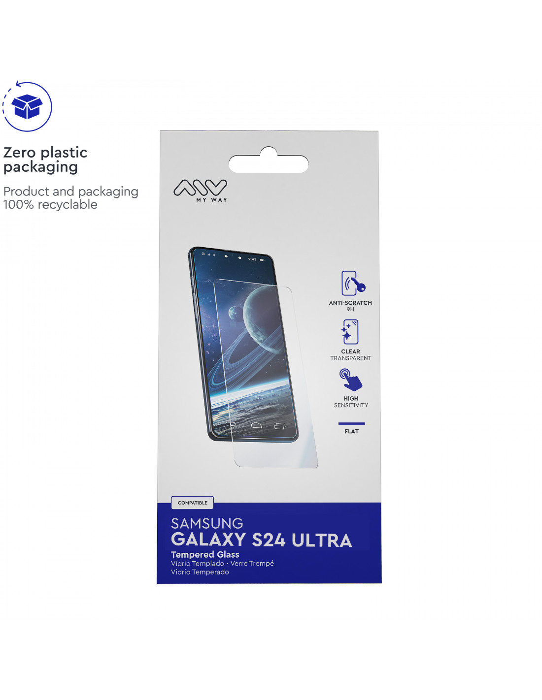 Cristal Templado Irrompible Mate para Samsung Galaxy S24 Ultra